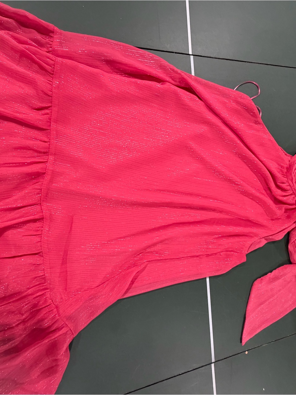 Socialite Hot Pink Sparkle Mini Dress